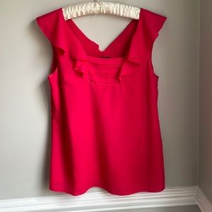EUC Banana Republic Red Dressy Top